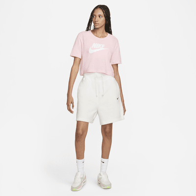 Playera cropped con logotipo para mujer Nike Sportswear Essential