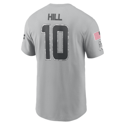 Tyreek Hill Miami Dolphins Salute to Service Men's Nike NFL T-Shirt