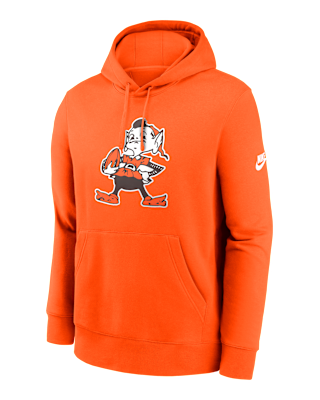 Мужское худи Cleveland Browns Club Logo Nike NFL Pullover Hoodie