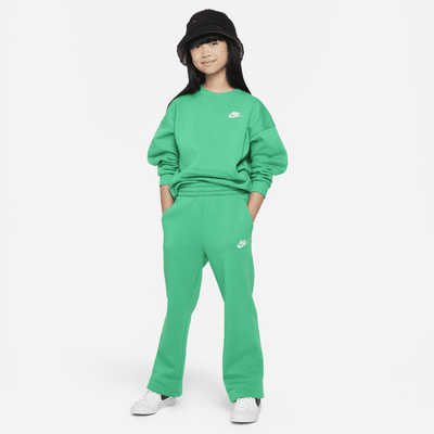 Nike Sportswear Club Fleece Big Kids' (Girls') Wide-Leg Pants