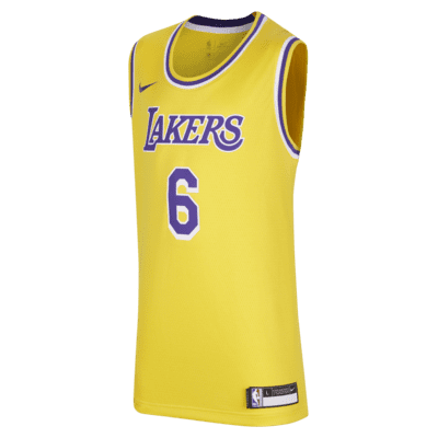 Maglia LeBron James Los Angeles Lakers Icon Edition Nike Swingman NBA -  Ragazzi