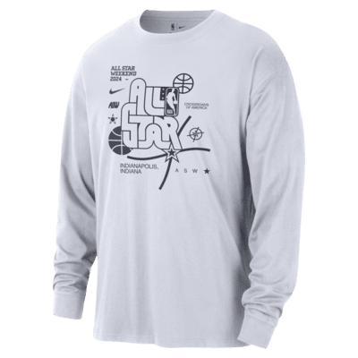 2024 NBA All-Star Weekend Men's Nike NBA Max90 Long-Sleeve T-Shirt