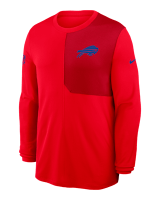 Мужские  Buffalo Bills Sideline Coach Nike Dri-FIT NFL Long-Sleeve Top