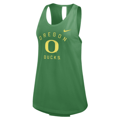 Camiseta de tirantes universitaria Nike para mujer Oregon Ducks Primetime