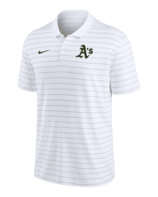 Nike Dri-FIT Victory Striped (MLB Oakland Athletics) Men's Polo.