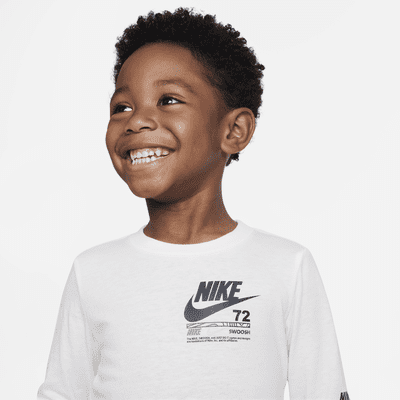 Nike Illuminate Microtype Long Sleeve Tee Toddler T-Shirt. Nike JP