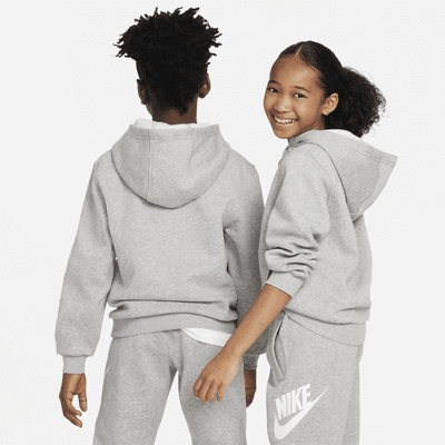 Sudadera con gorro para niños talla grande Nike Sportswear Club Fleece