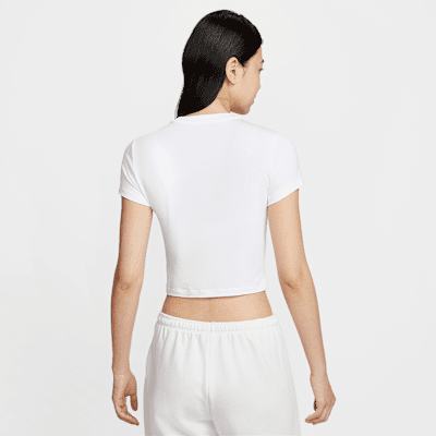 Кроп-футболка женская Nike Sportswear Chill Knit