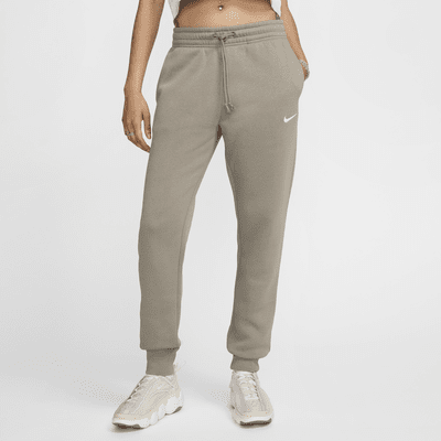 Pants de entrenamiento de tiro medio para mujer Nike Sportswear Phoenix Fleece