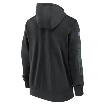 Philadelphia Eagles Sideline Team Issue Club Men's Nike Full Zip Hoodie