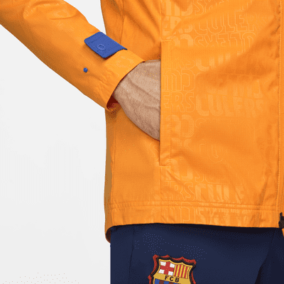 FC Barcelona AWF Men's Graphic Soccer Jacket