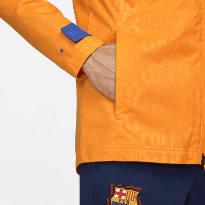 FC Barcelona AWF Men's Graphic Soccer Jacket. Nike.com