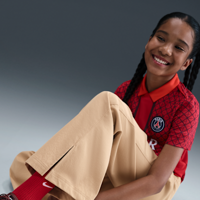 Nike Sportswear Older Kids' (Girls') Woven Wide-Leg Trousers