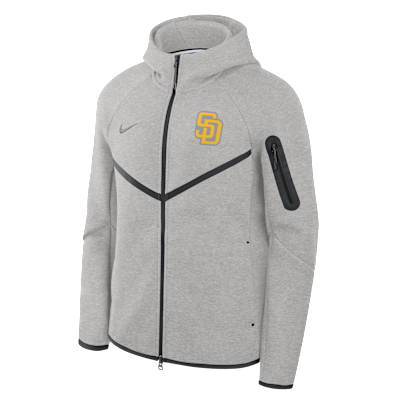 San Diego Padres Tech Fleece Windrunner Men's Nike MLB Full-Zip Hooded Jacket