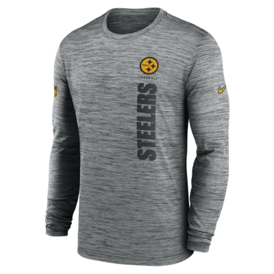 Pittsburgh Steelers Sideline Velocity Men's Nike Dri-FIT NFL Long-Sleeve T-Shirt