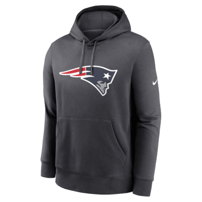 New England Patriots Club Logo Men's Nike NFL Pullover Hoodie