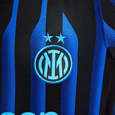 Inter de Milán local 2025/26 Stadium Jersey de fútbol Nike Dri-FIT Replica para niños talla grande