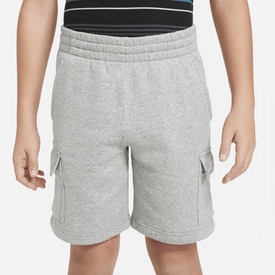 Shorts cargo para niños talla grande Nike Sportswear Club Fleece