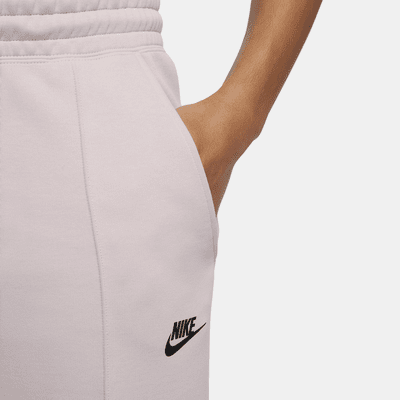 Joggingbyxor Nike Sportswear Tech Fleece med medelhög midja för kvinnor