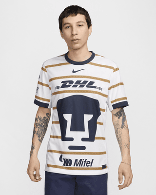 Мужские джерси Pumas UNAM 2024/25 Stadium Home Nike Dri-FIT Soccer Replica Jersey