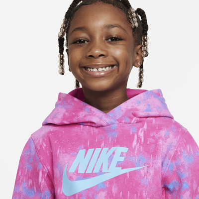 Sudadera con gorro sin cierre infantil Nike Printed Club