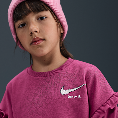 Nike Essentials Dri-FIT zweiteiliges Femme-Set mit Print (jüngere Kinder)