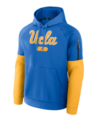 Мужское худи UCLA Bruins Fitness Men’s Jordan Brand Therma College Pullover Hoodie для тренировок