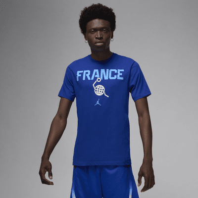 Frankreich Basketball-T-Shirt für Herren