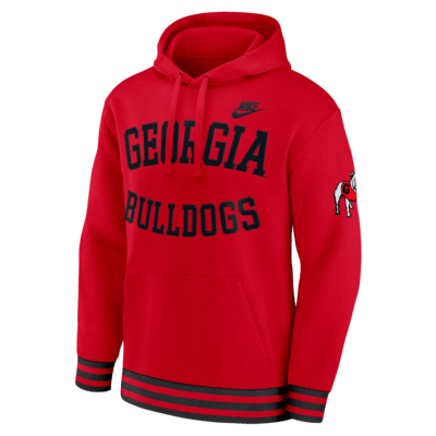 Georgia Bulldogs Legacy Retro Men’s Nike College Pullover Hoodie