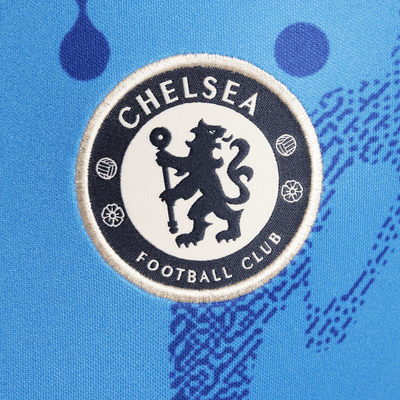 Chelsea FC Academy Pro Camiseta de fútbol de manga corta para antes del partido Nike Dri-FIT - Niño/a