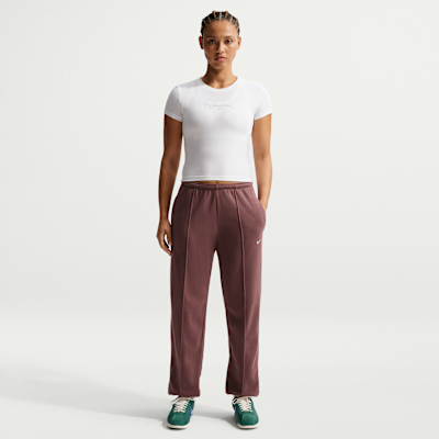 Playera slim cropped para mujer Nike Sportswear Chill Knit