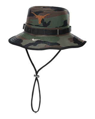 Мужские  Texas 2025 Military Appreciation Boonie Nike Dri-FIT College Bucket Hat