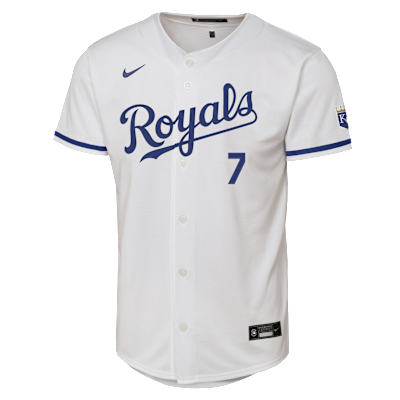 Bobby Witt, Jr. Kansas City Royals Big Kids' Nike MLB Stadium Home Jersey