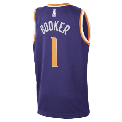 Devin Booker Suns Icon Edition Older Kids' Nike NBA Swingman