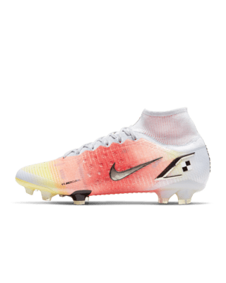 Buy Now The Nike Mercurial Superfly Dragonfly 8 Elite FG White/Metallic  Silver/Dark Raisin Soccer Cleats