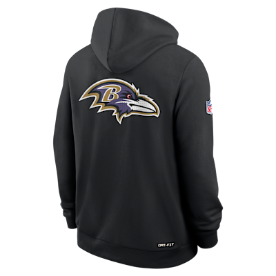 Baltimore Ravens Utility Player Sideline Men's Nike Dri-FIT NFL Full-Zip Hoodie