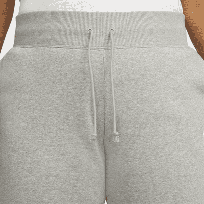 Pants de entrenamiento de piernas anchas y tiro alto para mujer Nike Sportswear Phoenix Fleece (talla grande)