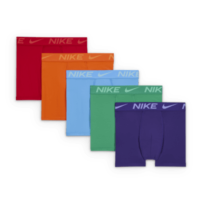 Nike Dri-FIT Big Kids' Color Pop Boxer Briefs (5-Pack)