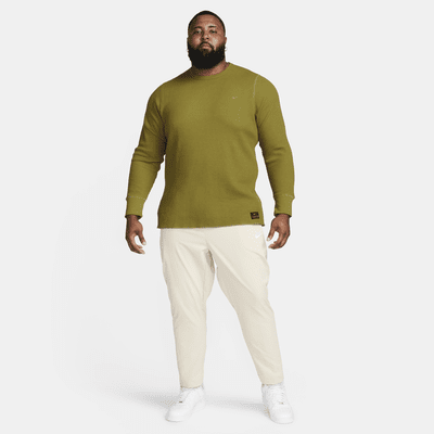 Haut à manches longues en tissu gaufré épais Nike Life pour homme