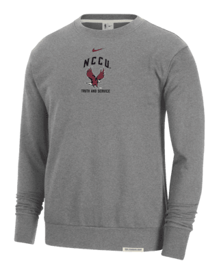 Мужской свитшот North Carolina Central Standard Issue Nike College Fleece Crew-Neck