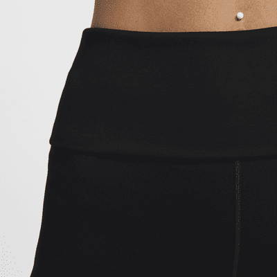 Pantaloni a vita alta con risvolto Dri-FIT Nike One – Donna