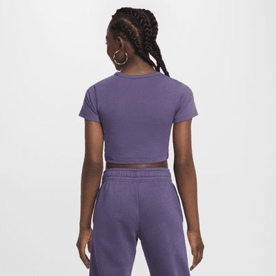 Nike Sportswear Girls' Cropped T-Shirt