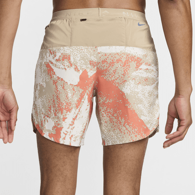 Shorts de correr Dri-FIT de 18 cm con forro de ropa interior para hombre Nike Trail Stride