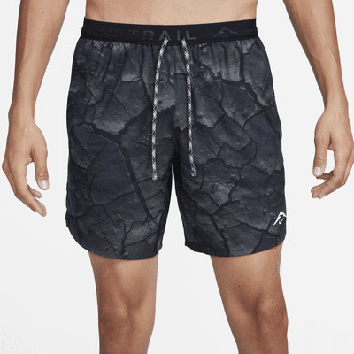 Shorts de running estampados de 18 cm con forro de ropa interior para hombre Nike Dri-FIT Stride