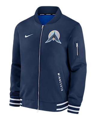 Мужская куртка Minnesota Twins Authentic Collection City Connect Nike MLB Full-Zip Bomber