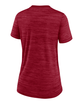 Women's San Francisco 49ers Sideline Velocity Gym Red T-Shirt