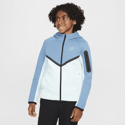 Huvtröja med hel dragkedja Nike Sportswear Tech Fleece för ungdom