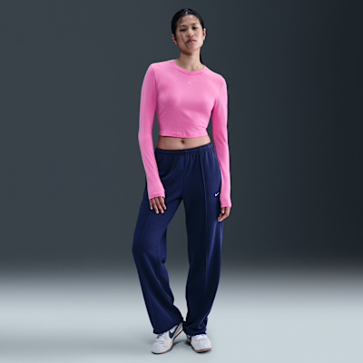 Nike Sportswear Chill Knit Women's Slim Long-Sleeve Cropped Top