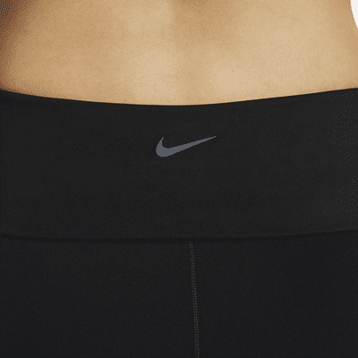 Nike One 女款 Dri-FIT 高腰反摺長褲