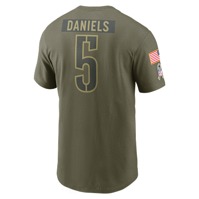 Jayden Daniels Washington Commanders Salute To Service Men’s Nike NFL T-Shirt